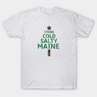 Maine Christmas Tree - Stone Cold Salty T-Shirt